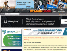 Tablet Screenshot of domaingang.com